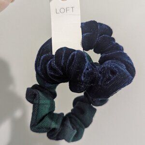 Ann Taylor Loft Pack of 2 Scrunchies NWT